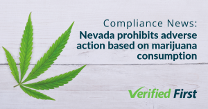 Nevada adverse action marijuana consumption