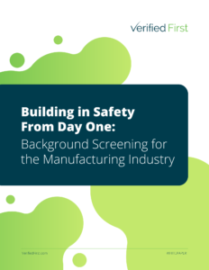 Employee Screening  Manufacturing Whitepaper Cover Page